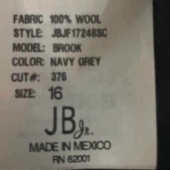 NWT JB Jr boys size 16 suit coat - Picture 5 of 5